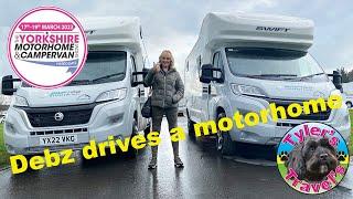 Yorkshire Motorhome Show March 2023, Deb drives a Motorhome and we look at Consort Conversions