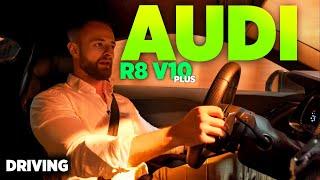 Audi R8 V10 Plus Hillclimb, insane sound and brutal shifts, Driving Review