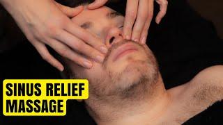 Easy Sinus Relief & Blocked Nose Massage at Home