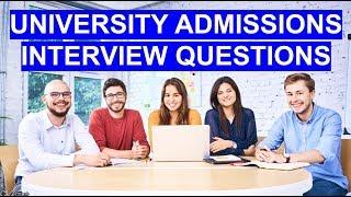 UNIVERSITY INTERVIEW Questions and Answers (PASS Your Uni Admissions Interview!)