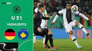 Points shared in match against Kosovo | Germany vs. Kosovo | Highlights | U 21 EURO Qualifier