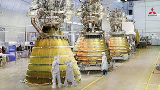 Inside Japan Most Advanced Factory Producing Powerful Space Rocket - Production Line