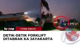 KA Jayakarta Anjlok Usai Tabrak Forklift di Bekasi | tvOne Minute