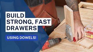 Build A Drawer with Dowels