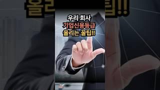 기업신용등급 올리는 꿀팁 #기업신용등급 #기업신용평가