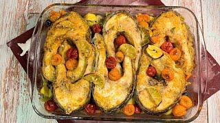 One tray fish and vegetables quick and easy healthy dinner #shorts #quickandeasydinner #fish #veggie