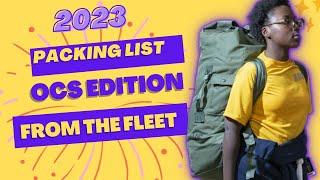 2023 Packing List for Officer Candidate School (OCS)