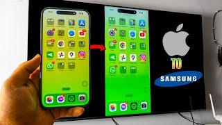 How To Screen Mirror iPhone To Samsung TV (2024) - Full Guide