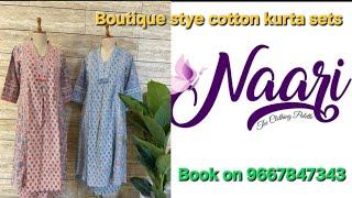 Designer  boutique style cotton kurta sets!96678 47343#cotton #trending #shopping#boutique #fashion