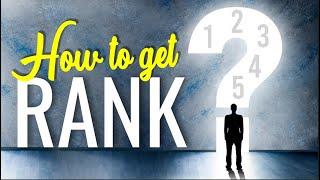 How to get a rank | #Aldine CA, #intermediate, #ca_inter_g1