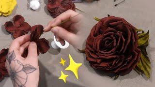 Making Silk Roses With A Flower Iron