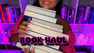 ASMR Book Haul  tapping - tracing - gripping book triggers 🫶