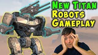 NEW TITANS Feature Gameplay War Robots Test Server - WR ARTHUR Titan