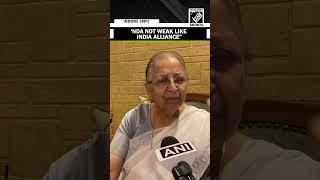 “NDA is not weak as INDIA alliance…” Former LS Speaker Sumitra Mahajan counters Opposition