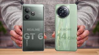 Realme GT 6 Vs Xiaomi 14 Civi || Full Comparison  Which one is Best?