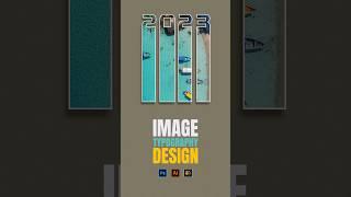 How to design images in typographic style | Photoshop + illustrator tutorial #typographicposter