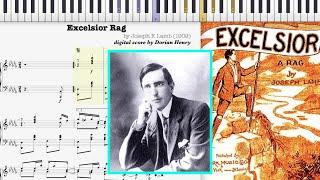 Excelsior Rag by Joseph Lamb (1909, Ragtime piano)