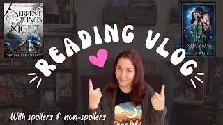 Fantasy Romance Reading Vlog in collaboration with Crystal (Crystal’s Bookish Life)