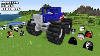 SURVIVAL MONSTER TRUCK WITH 100 NEXTBOTS in Minecraft - Gameplay - Coffin Meme