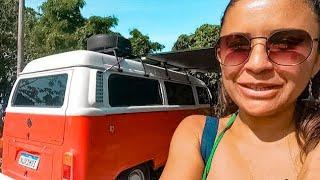 NOSSA PASSAGEM PELO RIO DE JANEIRO | DORMIMOS DO LADO DA PRAIA | #familianabagagem #kombihome #kombi