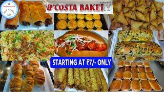 Unlimited Snacks starting from ₹7 at Dcosta Bakery Bandra | Puffs | Pattice | Samosa | Barbecue Roll