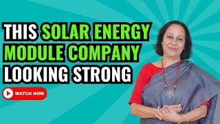 StockPro | THIS SOLAR ENERGY MODULE COMPANY LOOKING STRONG