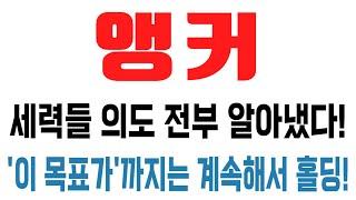 앵커 코인 / 세력들 의도 전부 알아냈다! '이 목표가'까지는 계속해서 홀딩!