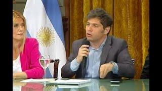  Conferencia de prensa del Gobernador de la provincia de Buenos Aires