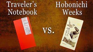 TRAVELER'S COMPANY Vs. HOBONICHI WEEKS PLANNERS (Page by page Comparison) | Journal De Sylvie