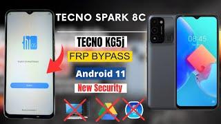 Tecno Spark 8C KG5J FRP Bypass Android 11 New Security | Easily Regain Access New Method |Without PC