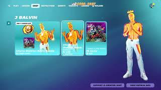 Inferno J Balvin Returns Fortnite Shop!