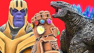 Can Thanos' INFINITY GAUNTLET kill GODZILLA in Gmod?