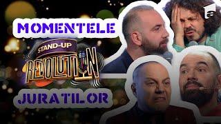 Momentele JURAȚILOR la Stand-up Revolution! Teo, Vio, Costel și Dan Badea, show memorabil 