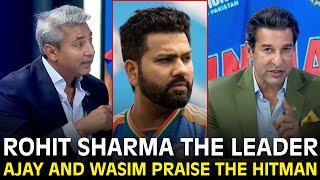 #RohitSharma The Leader | #AjayJadeja and #WasimAkram Praise the Hitman | #ChampionsTrophy | ZA1F