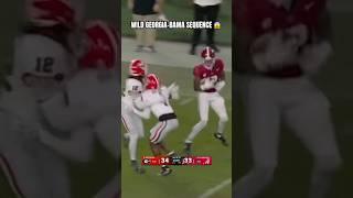 Alabama vs Georgia ending was CINEMA 