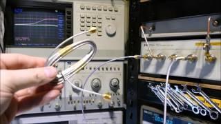 Measuring external signals on HP 54120B/54121T 20GHz oscilloscope