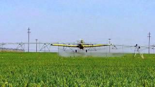 Crop Dusting - Air Tractor 802 - Muleshoe, Tx