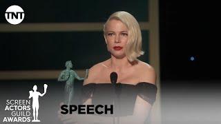 Michelle Williams: Award Acceptance Speech | 26th Annual SAG Awards | TNT