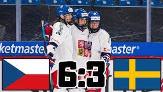 ČESKO VS ŠVÉDSKO ŽENY EURO HOCKEY TOUR 2024