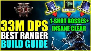 Path of Exile 2 | 33M DPS! UPDATED Best Lightning Ranger Build Guide! (PoE 2 Ranger Guide)