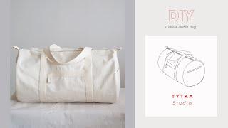 How to make a Duffle Bag ( DIY tutorial + pattern ) / TYTKA