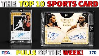 TOPPS MERCURY VICTOR WEMBANYAMA RELEASE WEEK!  | TOP 10 SPORTS CARD PULLS OF THE WEEK | EP 170