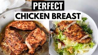 BEST Sautéed Chicken Breast Recipe | How to Cook Chicken Breasts in a Skillet!