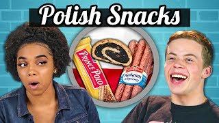 TEENS EAT POLISH SNACKS! | Teens Vs. Food