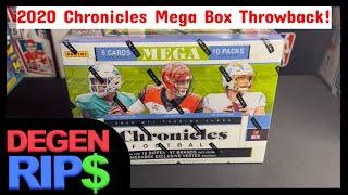 2020 Panini Chronicles Football Mega Box Throwback Rip!