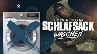 SCHLAFSACK REINIGEN - Tipps und Tricks fürs Waschen