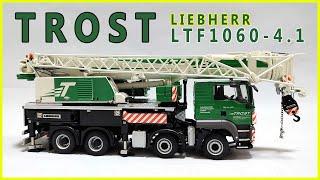 1/50 WSI liebherr LTF 1060-4.1 TROST unboxing 01-1390 크레인모형 중장비모형 만트럭 MAN TGS 8×4 크레인트럭