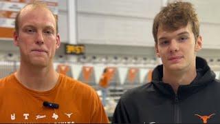 Luke Hobson & Hubi Kos on New-Look Texas Men's Team: "We swim fast basically every day"