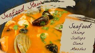 Easy & Delicious Seafood Stew ⎮ Step by step instructions ⎮ #KetoFriendly
