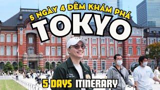 Du Lịch Nhật Bản l Tất tần tật 5 ngày ở Tokyo: Đi đâu, Ăn gì, Ở đâu | 5 DAYS ITINERARY IN TOKYO